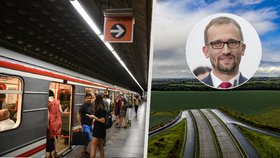 Podle náměstka pražského primátora Pavla Vyhnánka (Praha Sobě) je potřeba, aby stát městu přispíval na velké infrastrukturní stavby jako je metro D nebo Pražský okruh.