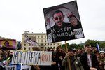 Demonstrace studentů vysokých a středních škol na obranu demokracie, ústavy a nezávislé justice #VyjdiVen 16. května 2019 v Praze