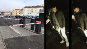Policisté pátrají po tomto muži, který zničil závory na Mendlově náměstí v Brně.