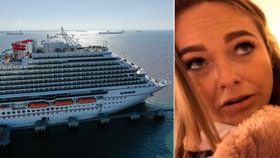 Češka Sarah je už 60 dní uvězněná na výletní lodi.