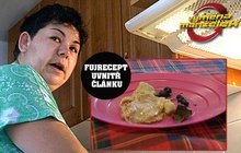 Bude vám šoufl: Kuchařka Lenka (24) ve Výměně manželek podává dětem vařenou kuřecí kůži! +FujRecept