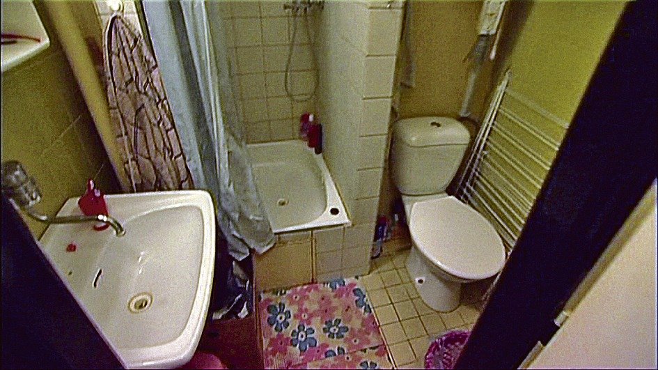 Malou koupelnu v ubytovně rodina moc nepoužívá.