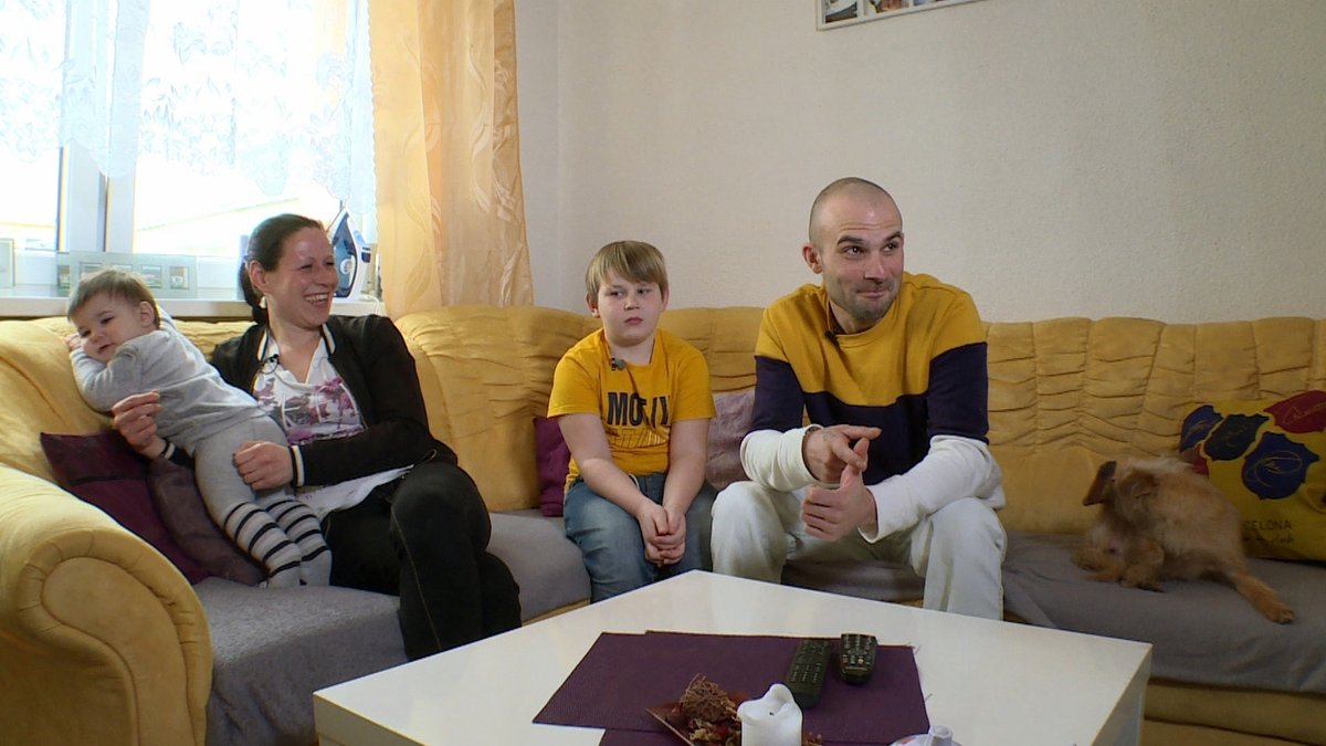 Irena s Michalem a jejich dvěma dětmi
