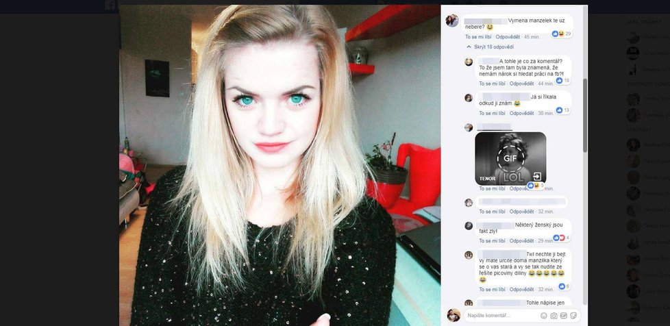 Sabina z Výměny manželek dostala nálož od lidí na Facebooku.