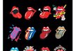 VYPLAZENÁ GENERACE: Logo, které je synonymem Rolling Stones, za 40 let změnilo svoji oficiální podobu šestnáctkrát. Fanouškovských variací je pak nesčetně.