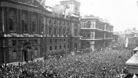 Oslavy Dne vítězství v Londýně, (8.05.1945).