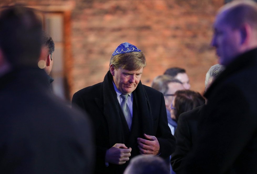 70. výročí osvobození Osvětimi: nizozemský král Willem Alexander