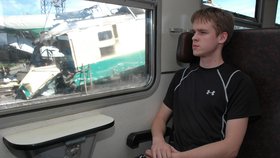 Pavel Čopjan (23) byl jedním z prvních cestujících, kteří projížděli místem páteční tragédie.