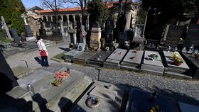 Vyšehradský hřbitov v Praze na snímku z 30. dubna 2021.