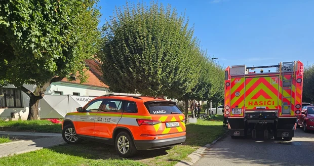 Požár v Hruškách Požár v Hruškách