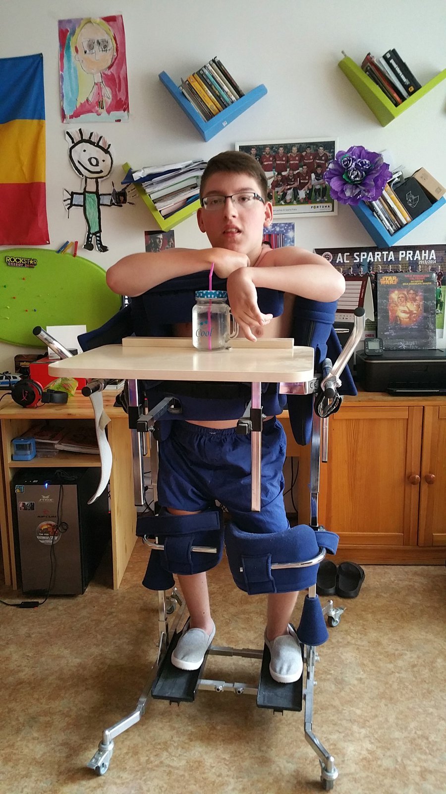 Jiří 3indler - (15 let, dětská mozková obrna) – příspěvek na terapii Kosmík