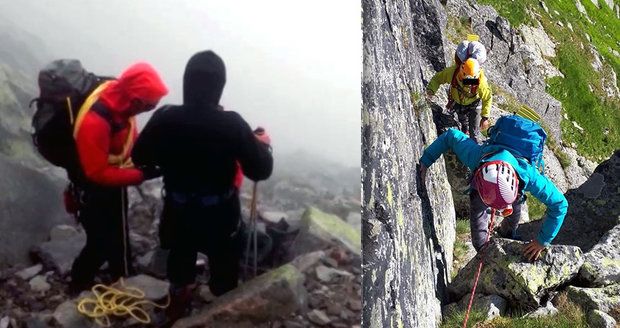 V Tatrách se ztratili čeští horolezci: Vrtulník se k nim kvůli větru nedostal