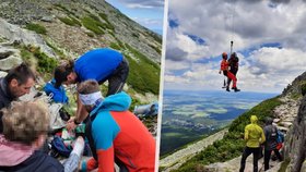 Ve Vysokých Tatrách se zranila Češka (62)! Záchranáři ji museli letecky transportovat do nemocnice