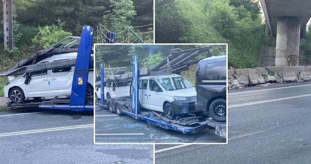 Nehoda kamionu na Náchodsku: Náklaďák zablokoval hlavní tah do Polska!