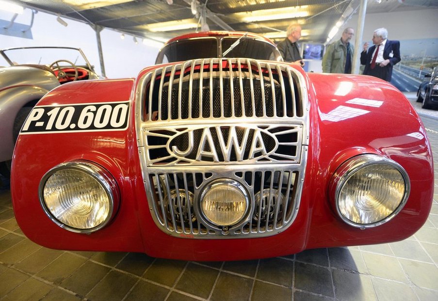 Výstava automobilů Jawa