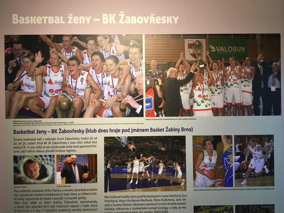 Senzační Žabiny. Basketbalistky Brna vyhrály v sezóně 2005/2006 trofej pro nejlepší tým Evropy.