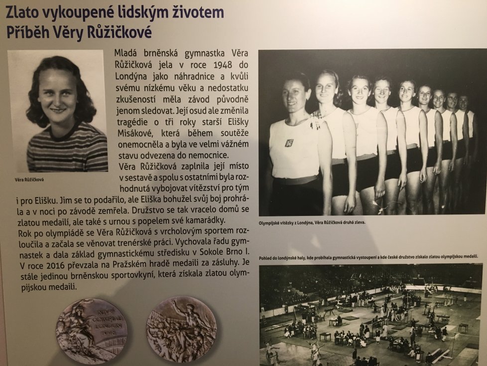 Sportovní kariéra legendární gymnastky Věry Růžičkové začala tragédií na olympijských hrách v roce 1948.