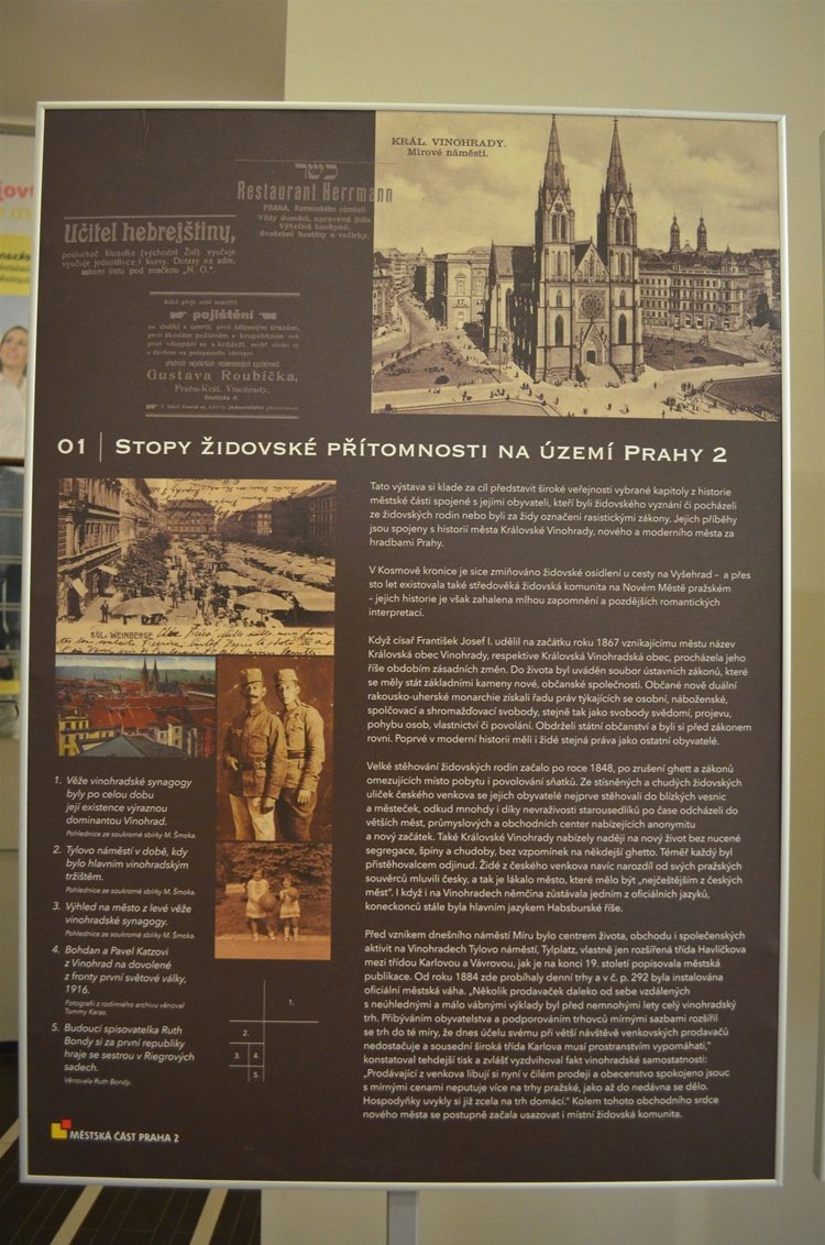 Expozice o židovství v Praze 2 se vrátila do budovy úřadu.