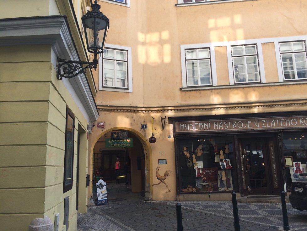 Výstava Prague Art Cocktail je situovaná do prostor galerie U Zlatého kohouta.