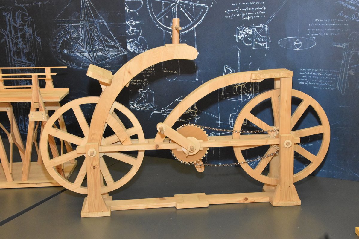 Návrh kola renesančního génia se od dnešních bicyklů příliš nelišil.