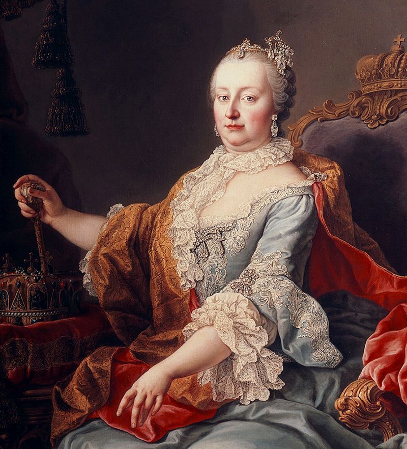 Císařovna Marie Terezie (1717 až 1780).