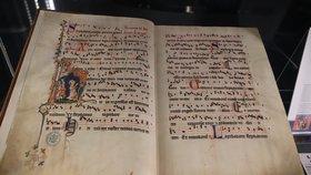 Antifonář (liturgický zpěvník - pozn. red.) kláštera cisterciaček na Starém Brně, šlo o dar Elišky Rejčky (1288 - 1333), kniha pochází zřejmě z roku 1317.