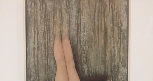 Celosvětově známá malířka Toyen, pražská rodačka, je na výstavě Nezlomní zastoupena hned pěti obrazy. Tento se jmenuje Po Představení, vznikal v roce 1943 – právě v době, kdy malířka žila a tvořila na Žižkově.