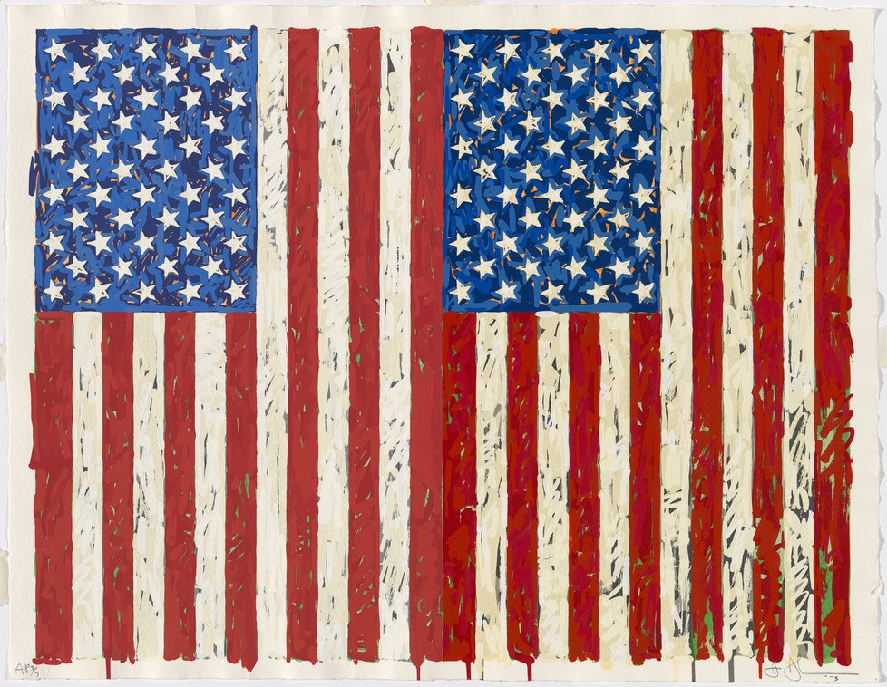 Jasper Johns, Vlajky