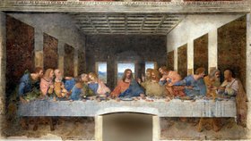 Poslední večeři namaloval Leonardo da Vinci (1452–1519) mezi lety 1495 až 1498. Dílo proslavil i film Šifra mistra Leonarda (2006).