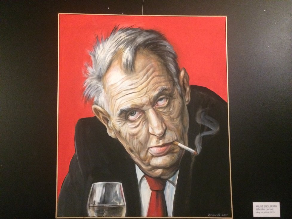 Hyperrealistická malba Miloše Engelbertha. (Výstava v Rock Café z roku 2020)