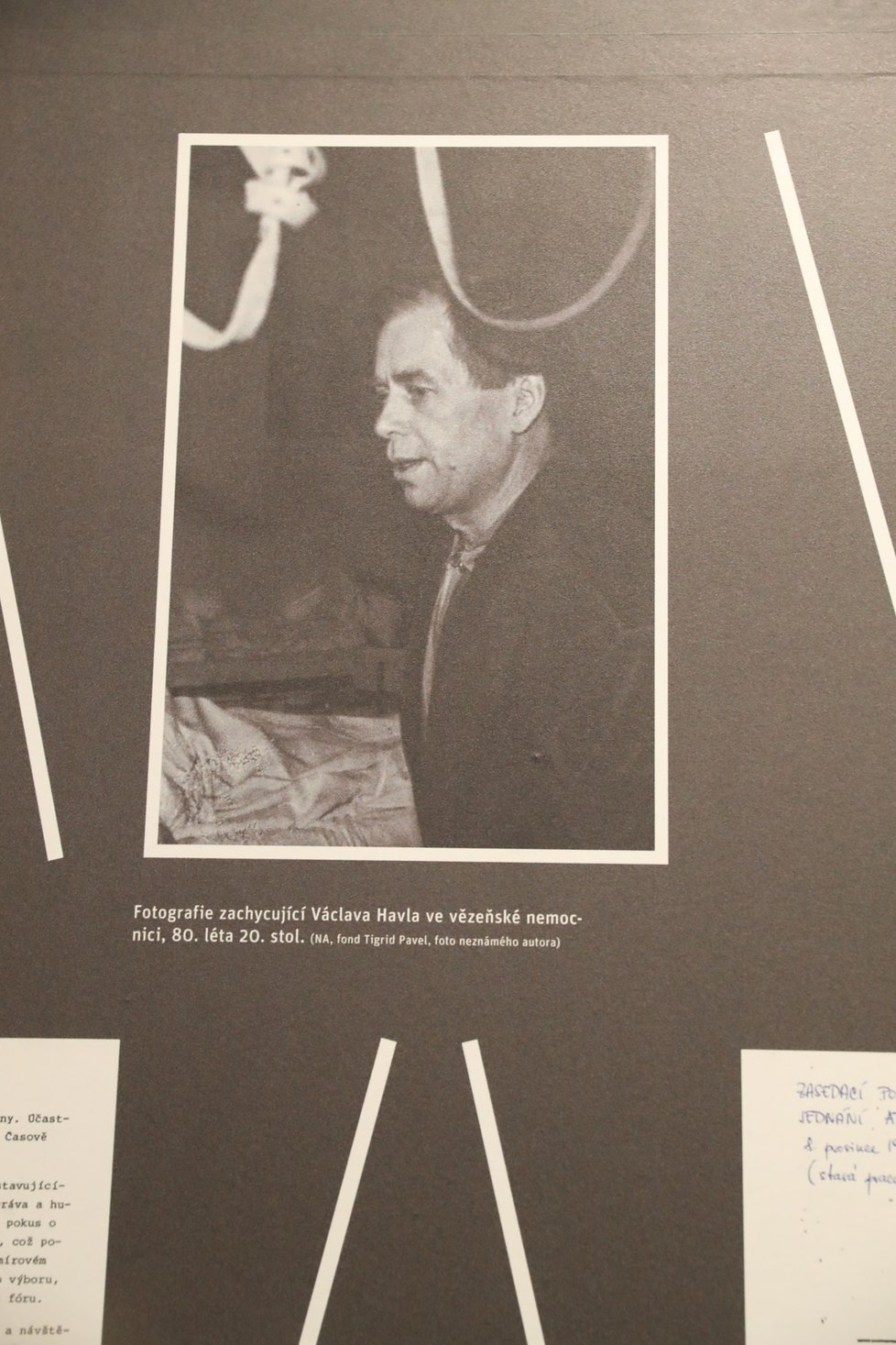 Havel ve vězeňské nemocnici.