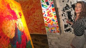 V září se v galerii U Zlatého kohouta koná výstava abstraktních obrazů Zuzany Křovákové.