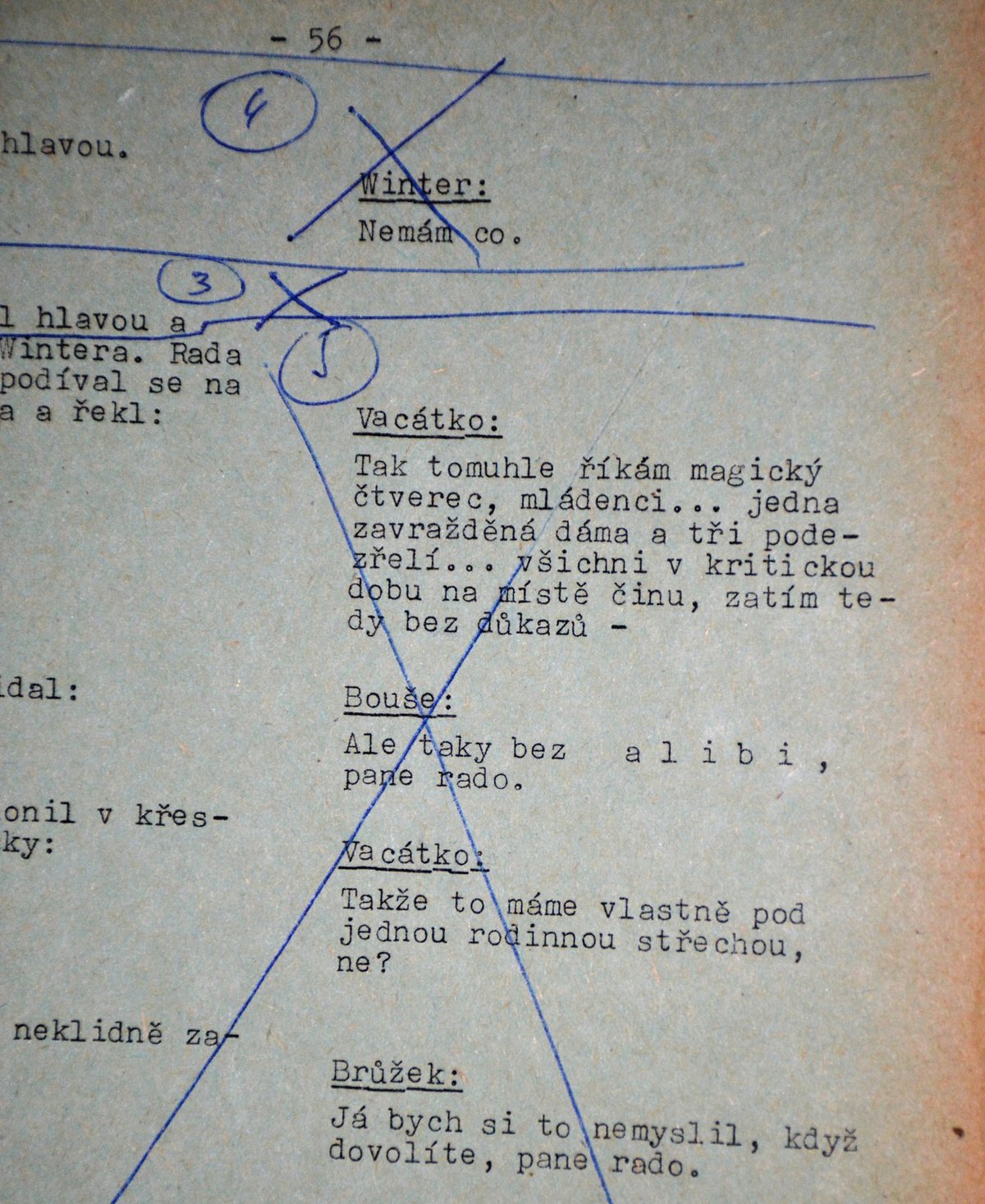 Scénář jednoho z dílů seriálu Hříšní lidé města pražského – Turecká náušnice.