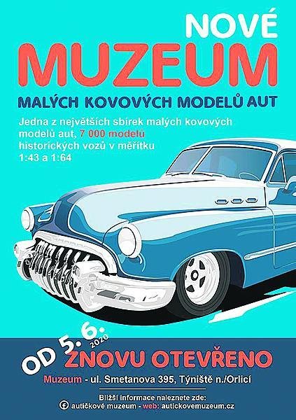 Autíčkové muzeum otevírá zítra!