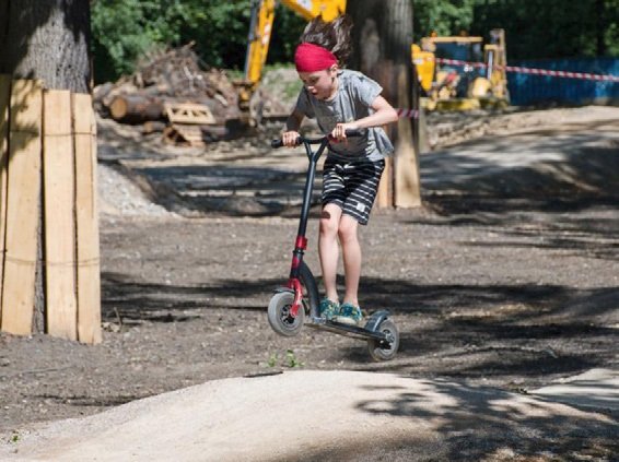 Nový bike park na Výstavišti Praha