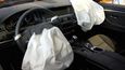 Vystřelené airbagy po nárazovém testu
