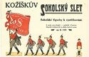 Vystřihovánka Kožíškův Sokolský slet pochází z&nbsp;roku 1918