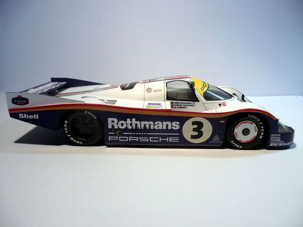 VYstřihovánka Porsche 956