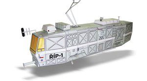 Vystřihovánky v ABC 7: Kosmická tramvaj  Říp-1, chalupa a mlýn