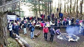 Každoroční výstup na Vápeč na svatého Štěpána