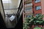 Tragédie v Žatci: muž zemřel po pádu do výtahové šachty.