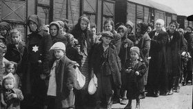Čechoslováky, mezi nimiž byly i ženy a děti, fotili při cestě na smrt sami nacisté.