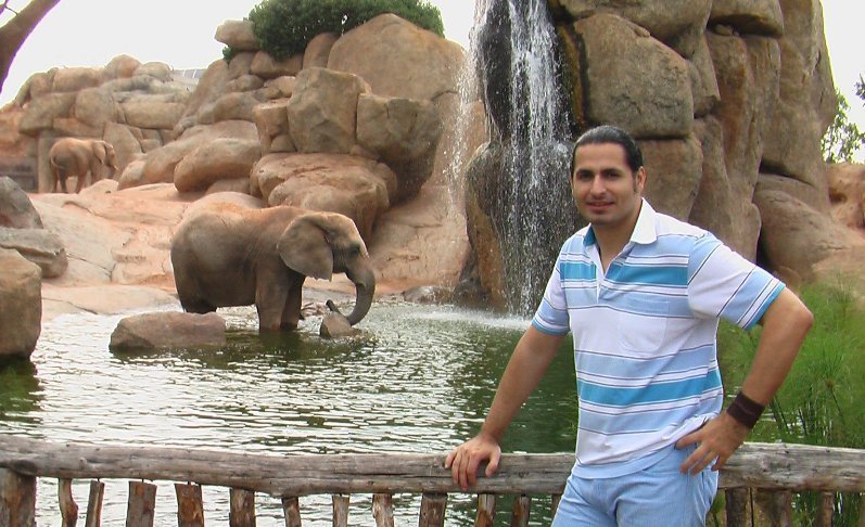 V Bioparku Valencia Vladko obdivoval své milované slony.