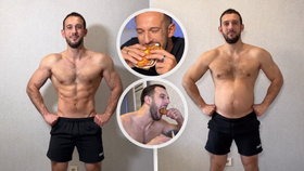 Sportovní trenér Dmitrij Nuyanzin na cestě za přibíráním v rámci výzvy