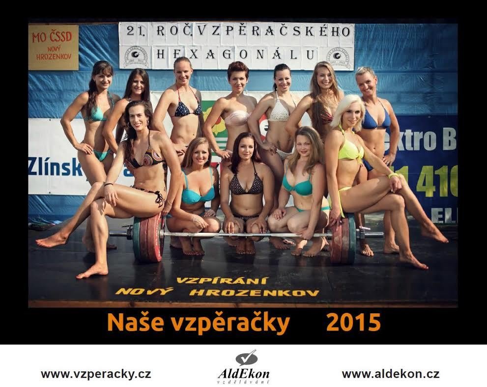 Kalendář Naše vzpěračky 2015 jde na dračku