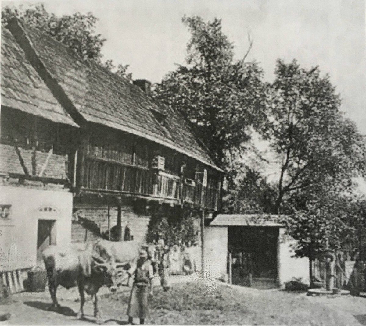 Dobové fotografie osady Wunderbach.