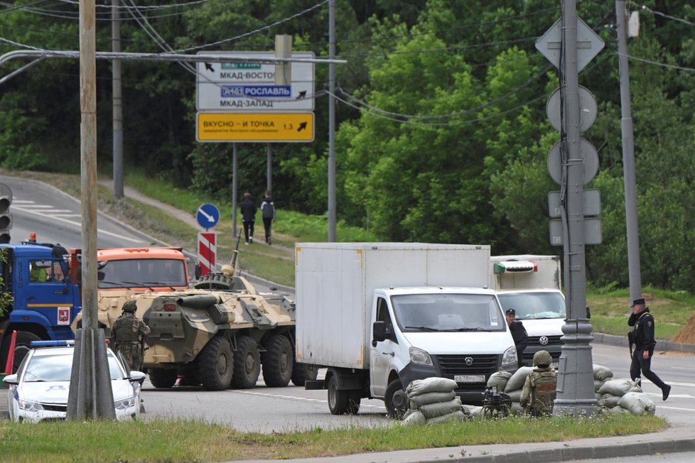 Wagnerovci na cestě do Moskvy (23. 6. 2023)