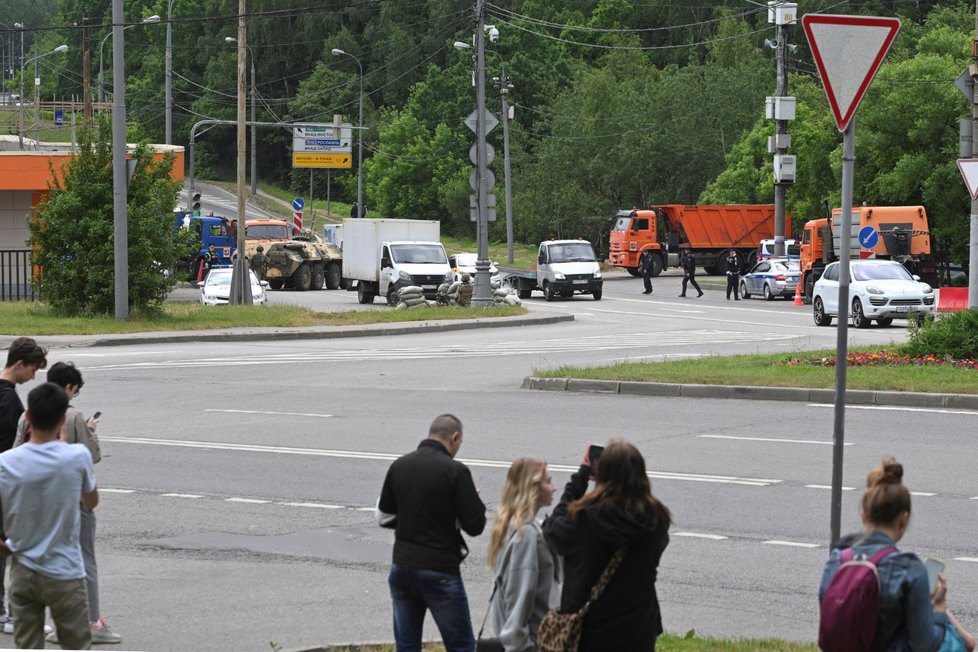 Wagnerovci na cestě do Moskvy (23. 6. 2023)