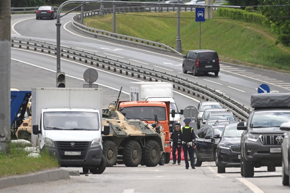 Wagnerovci na cestě do Moskvy (23. 6. 2023)