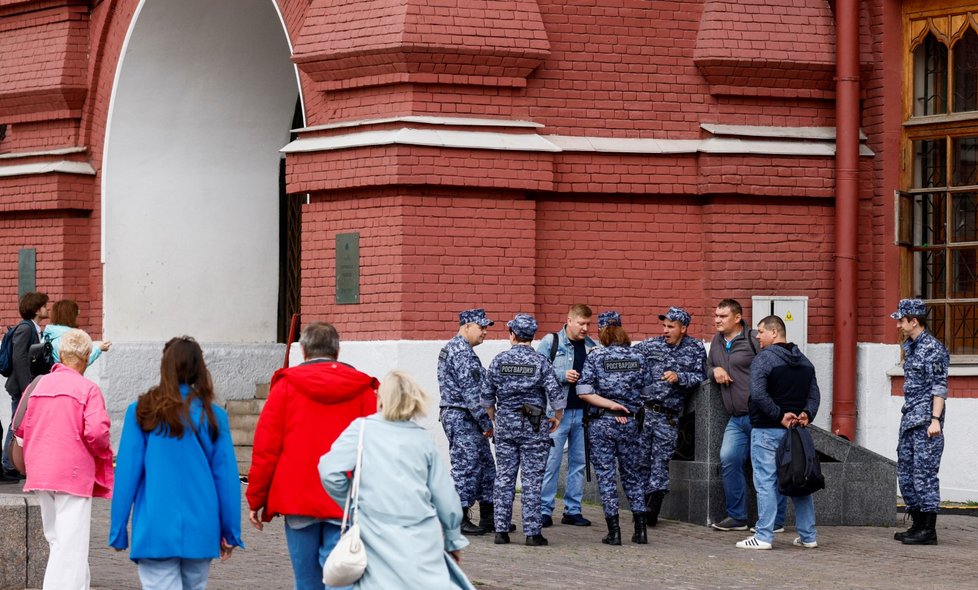 Moskva už přijala opatření a připravuje se na možný příjezd Wagnerovců (24. 6. 2023)